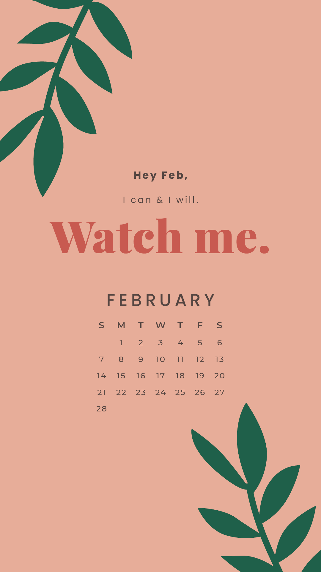 February Calendar Wallpaper Iphone 2021 Image ID 15